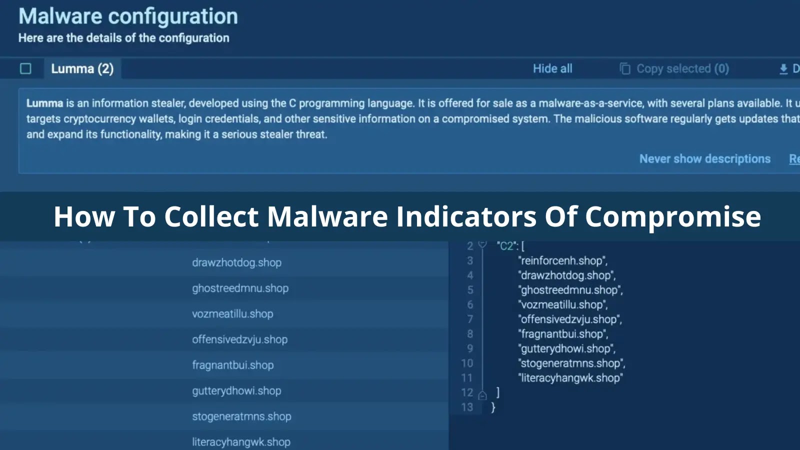 How To Collect Malware Indicators Of Compromise