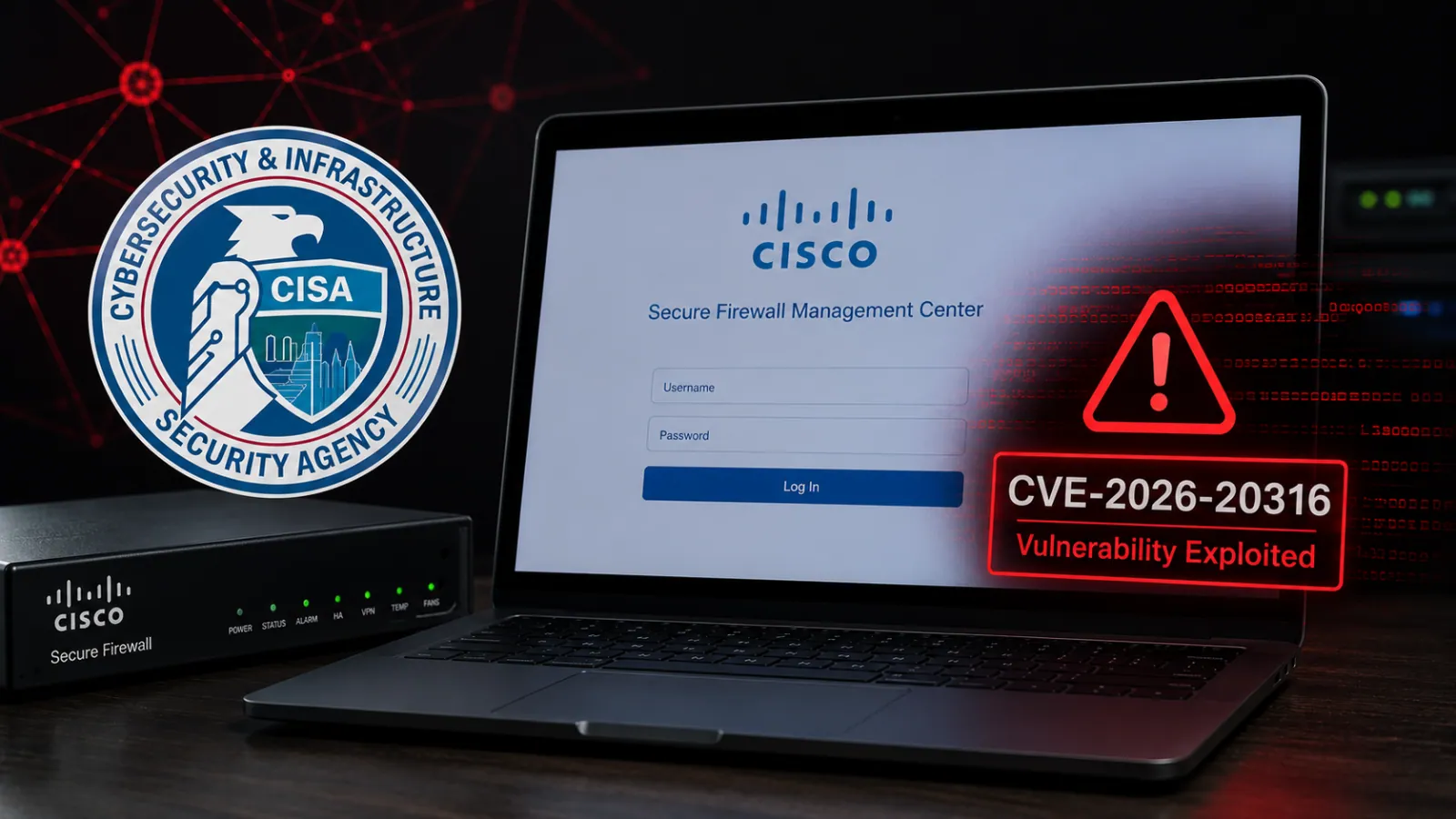 CISA Warns of Cisco Secure Firewall Management 0-Day Vulnerability Exploited in Attacks