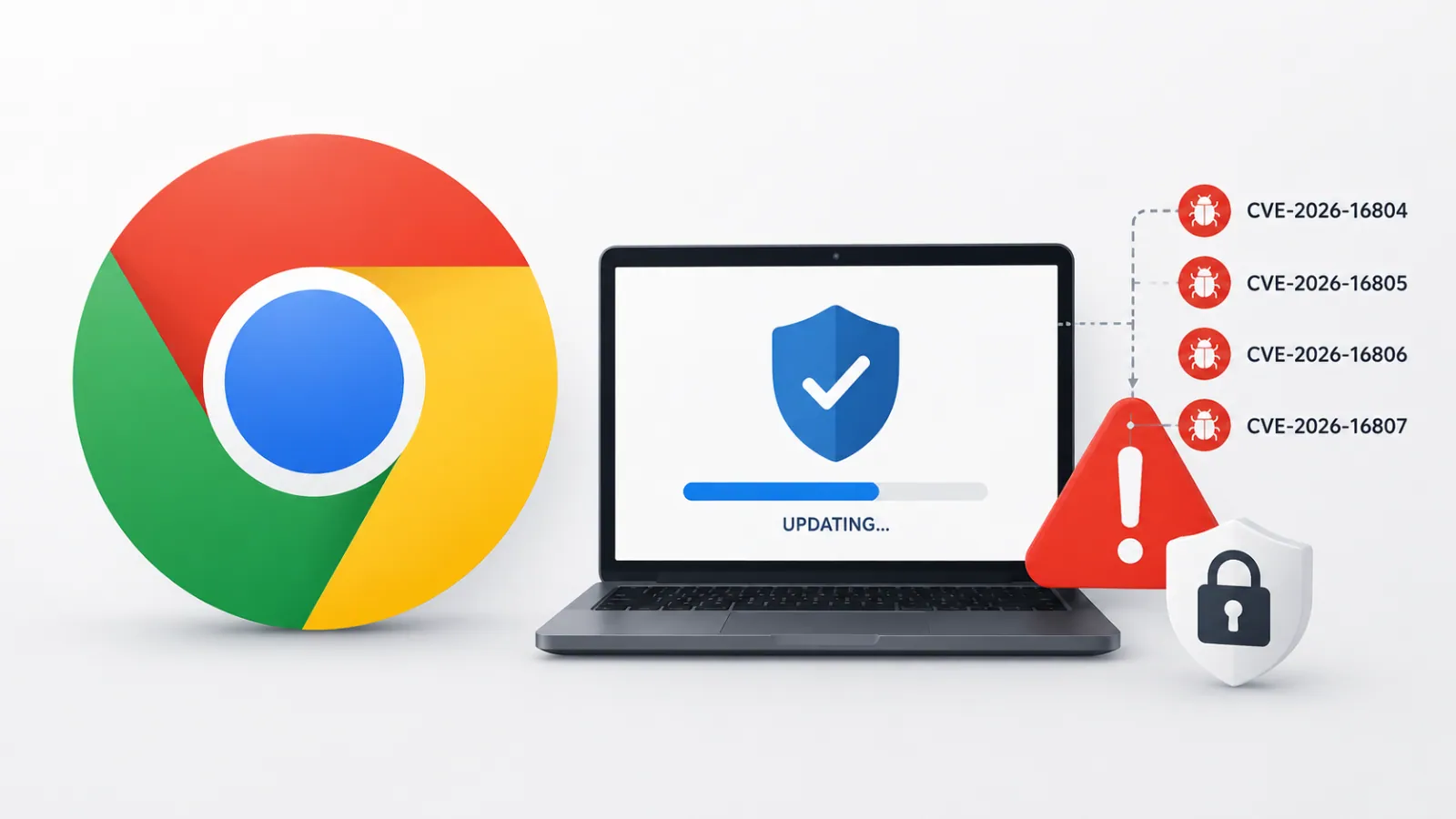 Google Rolls Out Emergency Chrome Update for Four High-Severity Security Flaws