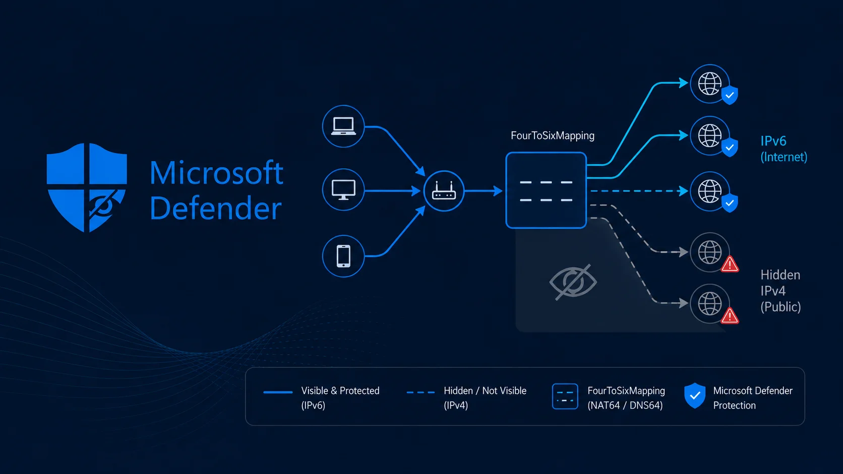Microsoft Defender XDR Blind Spot Can Hide Public Connections Behind FourToSixMapping